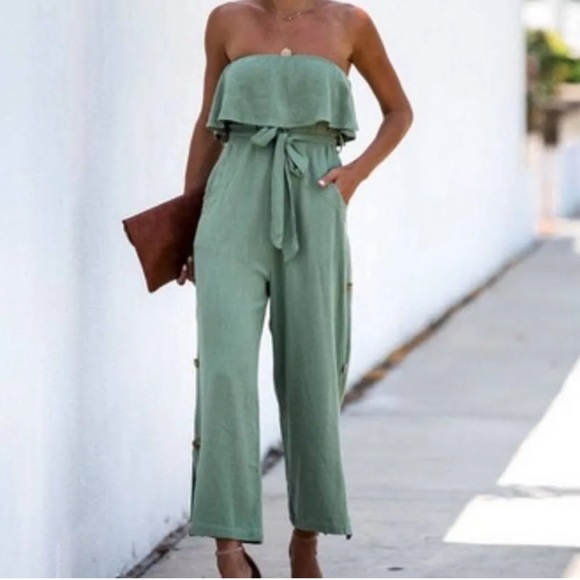 Strapless jumpsuit - Picture 14 of 14